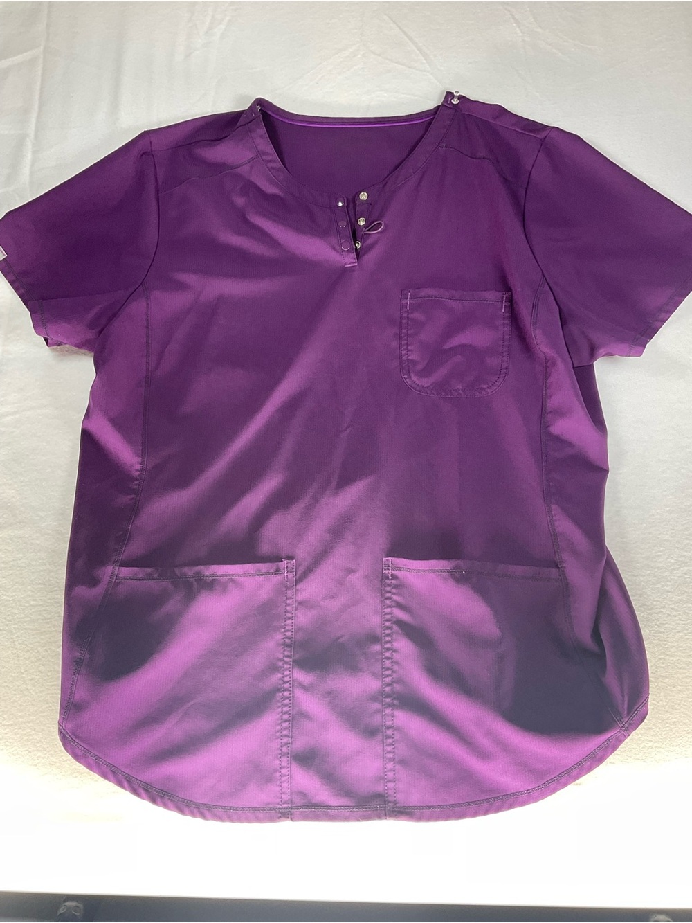 Scrubstar Purple V-Neck Medical Scrub Top